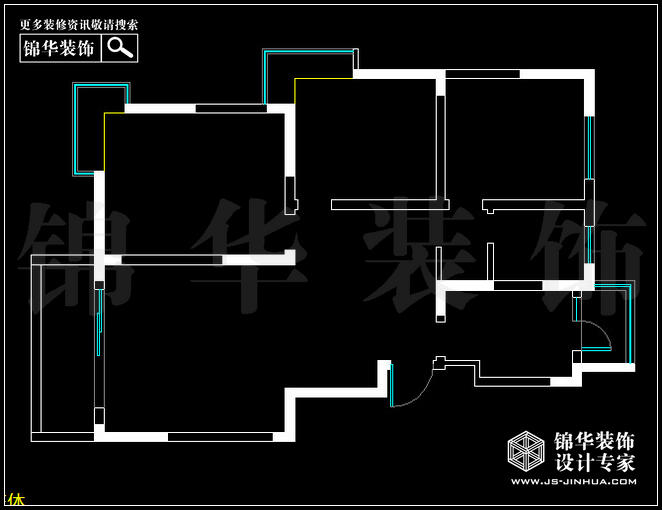 閱城國際C2戶型110平米 戶型