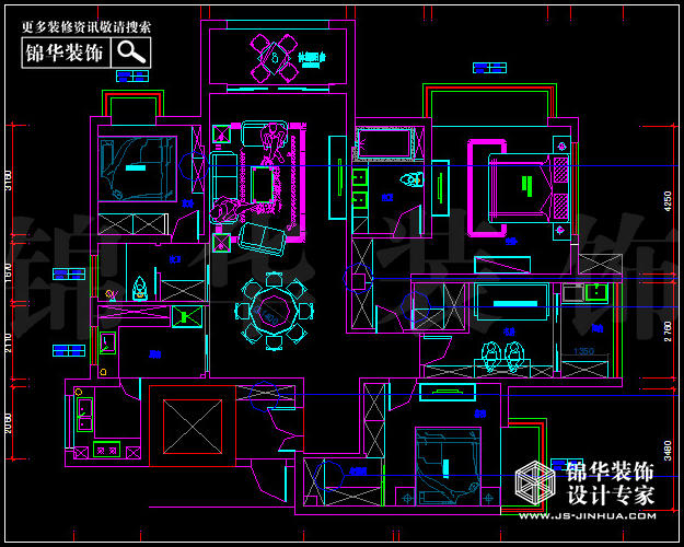 保利香檳國(guó)際C戶型150平米 戶型